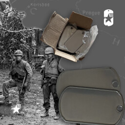 Nerezové známky USA DOG TAGS